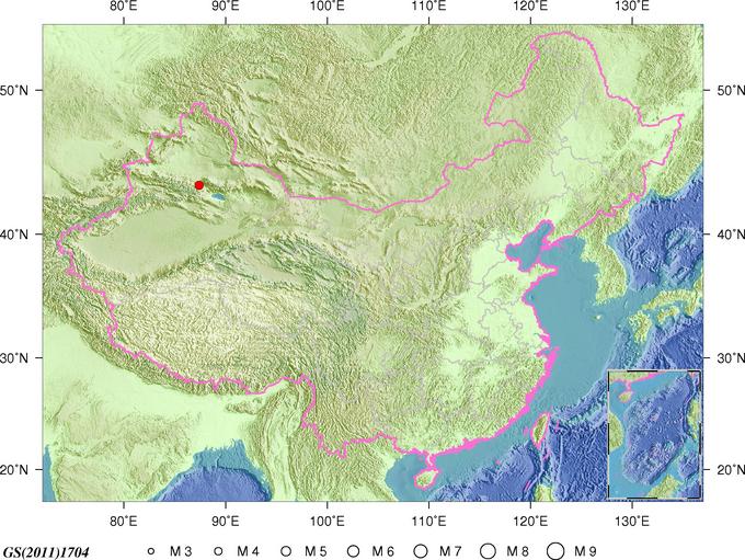 新疆乌鲁木齐发生地震了吗？