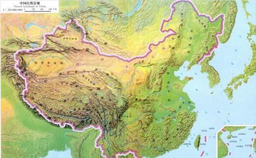 中国五大地貌
