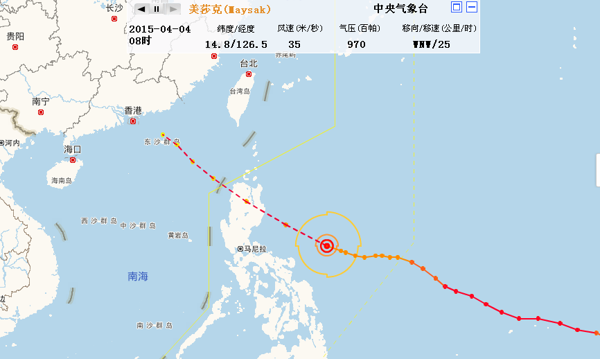 超强台风美沙克在哪里了，会进入南海吗？