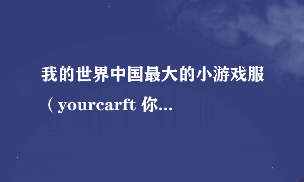 我的世界中国最大的小游戏服（yourcarft 你的世界）里起床战争15个铁节操的神秘之物有什么用